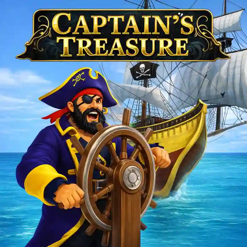 Captain's Treasure Slot Game Interface